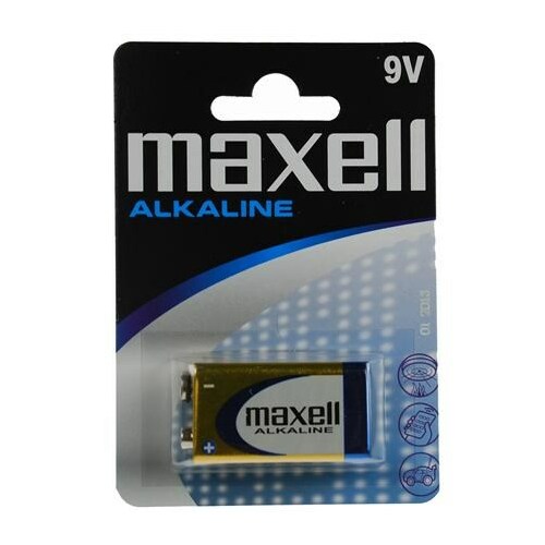 MAXELL battery Alkaline 9V, 6LR61, 1