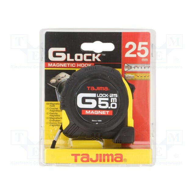 TAJIMA Measuring tape; L: 5m; Width: