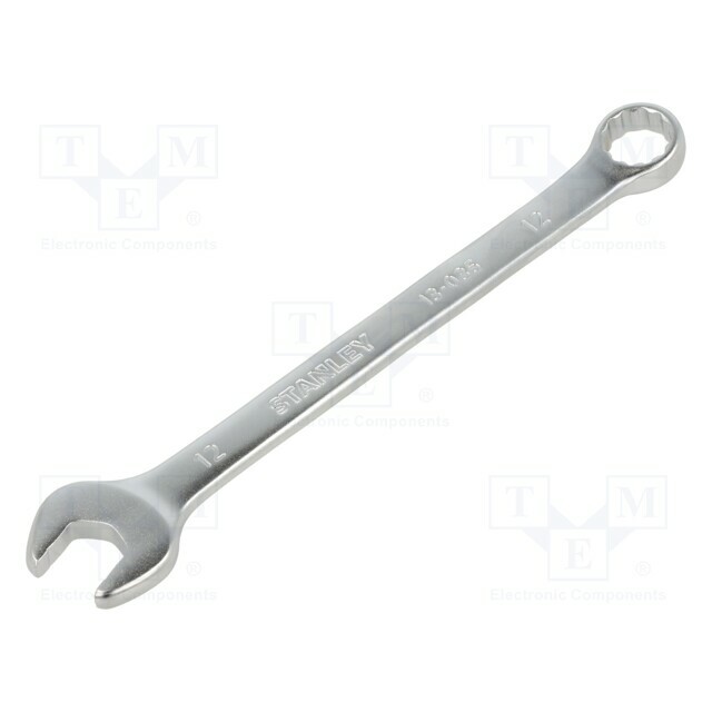 STANLEY Wrench: combination spanner; double-sided; 12mm