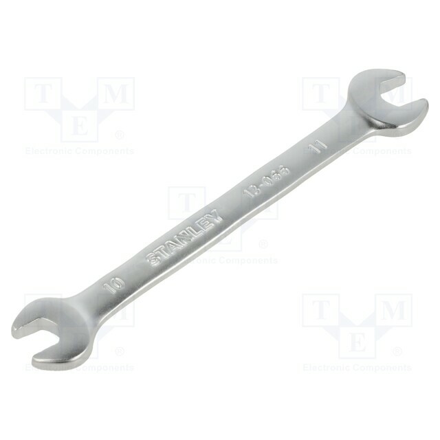 STANLEY Wrench: flat; double-sided; 10mm,11mm