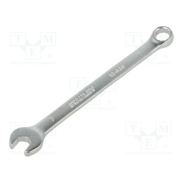 STANLEY Wrench: combination spanner; double-sided; 7mm