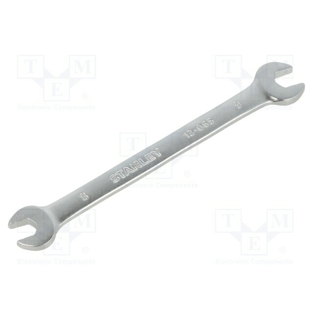 STANLEY Wrench: flat; double-sided; 8mm,9mm