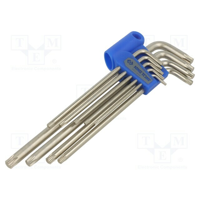 KING TONY Wrench: Torx®-set; long; 9pcs