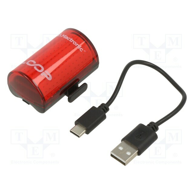 MACTRONIC Torch: LED; IP44; 25lm; 2h