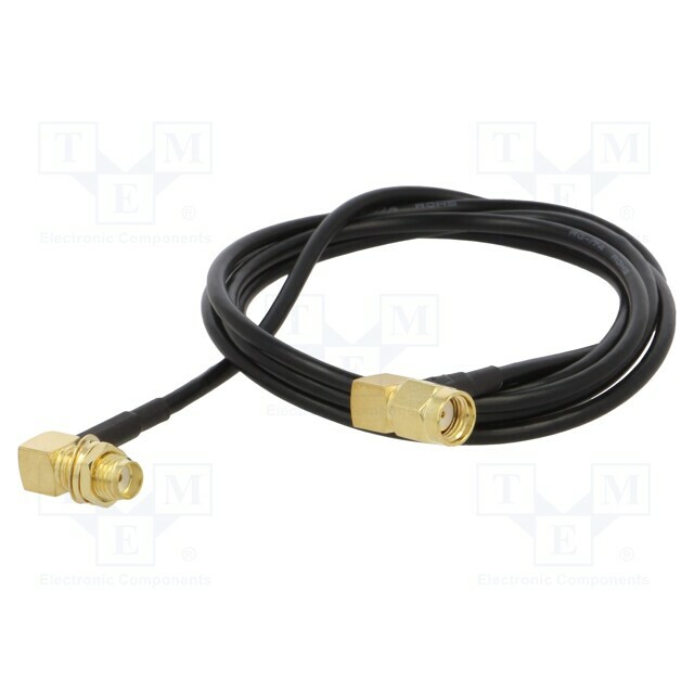 ONTECK Cable; 1m; RP-SMA male,SMA