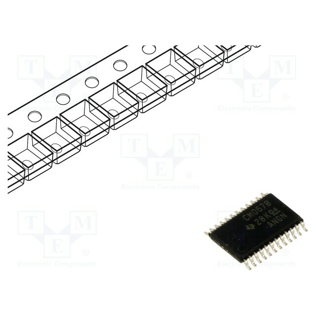 TEXAS INSTRUMENTS IC: multiplexer; TSSOP24; reel