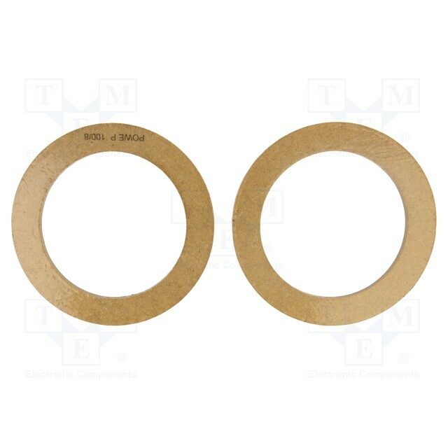 4CARMEDIA Spacer ring; MDF; 100mm; impregnated