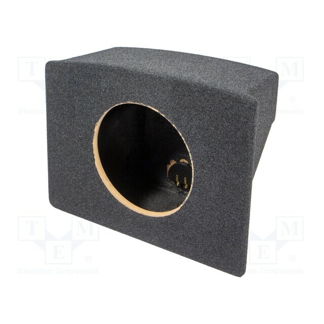 BASSER Car loudspeaker enclosure; MDF; black