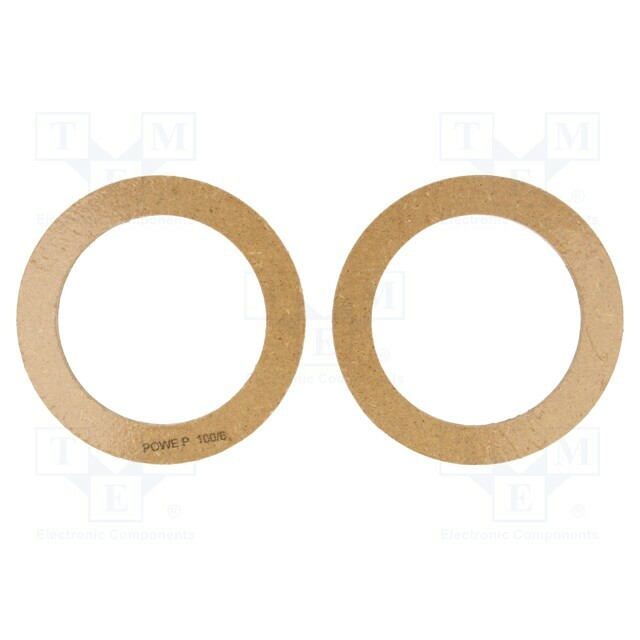 4CARMEDIA Spacer ring; MDF; 100mm; impregnated