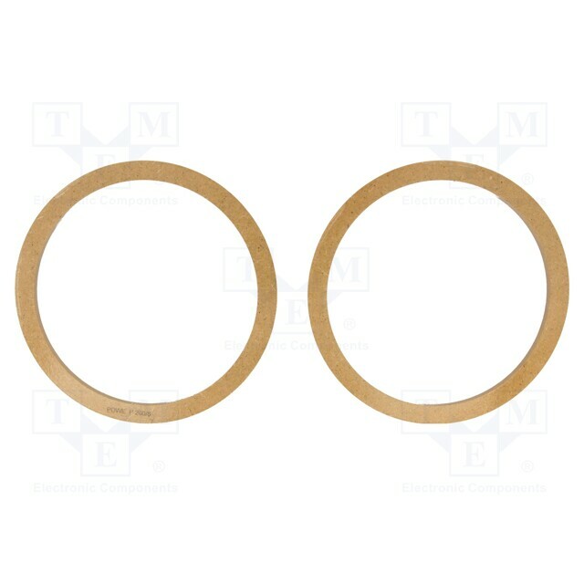 4CARMEDIA Spacer ring; MDF; 200mm; impregnated