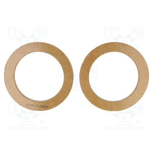 4CARMEDIA Spacer ring; MDF; 100mm; impregnated