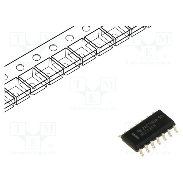 TEXAS INSTRUMENTS IC: digital; buffer; Ch: