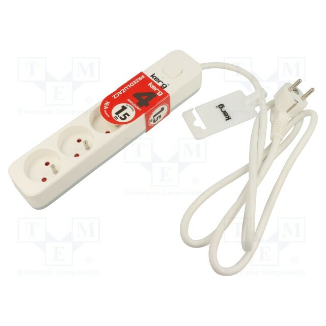 Extension lead; H05VV-F; 3G1.5mm2; 1