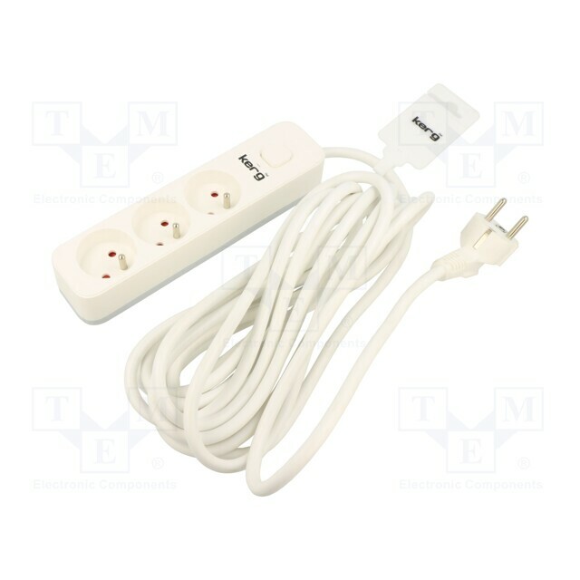 Extension lead; H05VV-F; 3G1.5mm2; 1