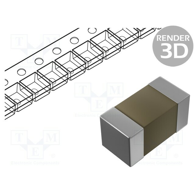 WALSIN Capacitor: ceramic; 330pF; 50V; C0G