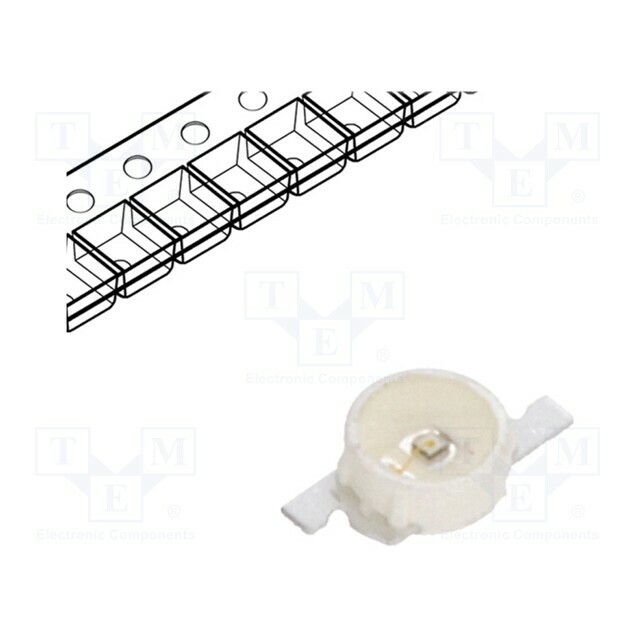 Ams OSRAM LED; red; SMD; 1