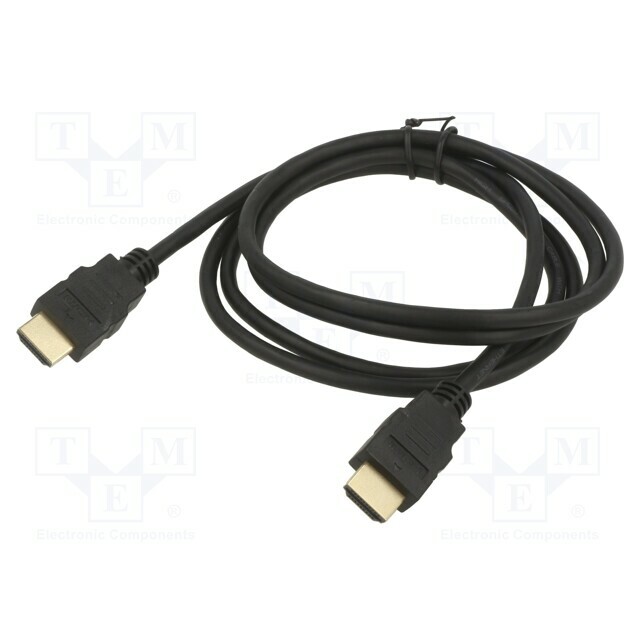 Cable; HDMI plug,both sides; HDMI