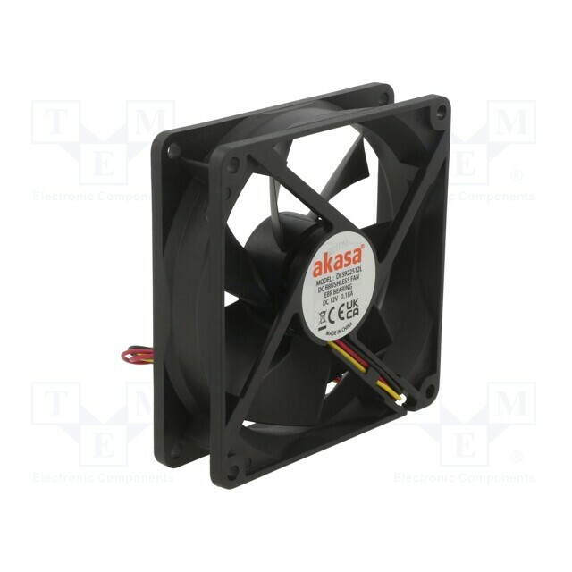 Akasa Fan: DC; 92x92x25mm; axial |