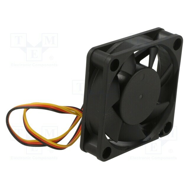 Akasa Fan: DC; 60x60x15mm; axial; 12VDC