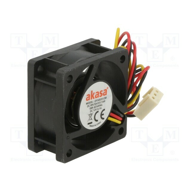 Akasa Fan: DC; 40x40x20mm; axial; 12VDC