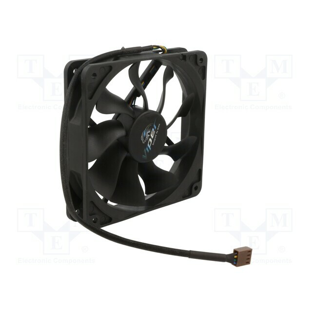 Akasa Fan: DC; 120x120x25mm; axial; 12VDC
