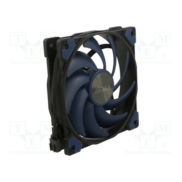 Akasa Fan: DC; 120x120x25mm; axial; 12VDC