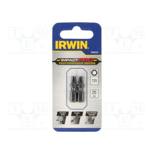 IRWIN Screwdriver bit; Torx®; TX25; 1/4&quot