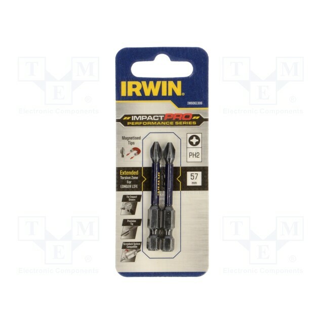IRWIN Screwdriver bit; Phillips; PH2; 1/4&quot