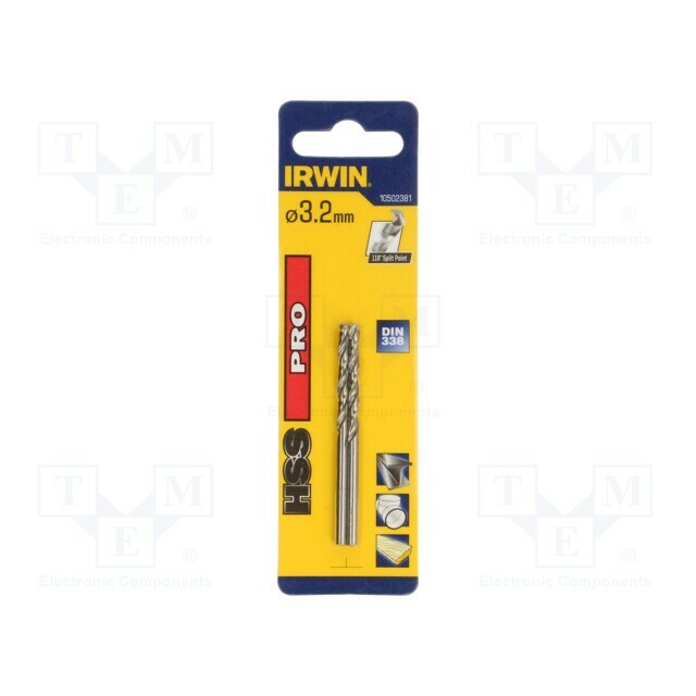 IRWIN Drill bit; for metal; Ø: