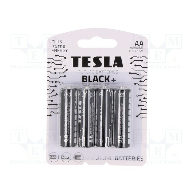 TESLA BATTERIES Battery: alkaline; AA; 1
