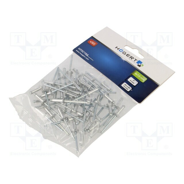 HÖGERT TECHNIK Rivet; aluminium; Rivet diam:
