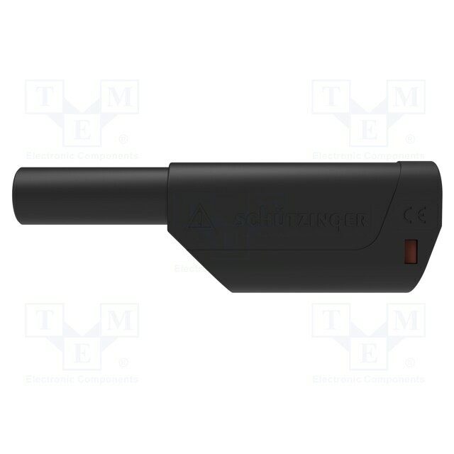 SCHUTZINGER Laboratory connector: 4mm banana; plug