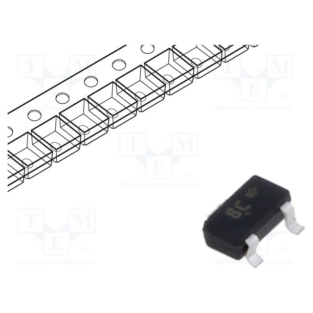 ONSEMI Transistor: NPN; bipolar; BRT; 50V