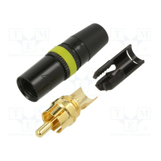 REAN Connector: RCA; plug; male; straight