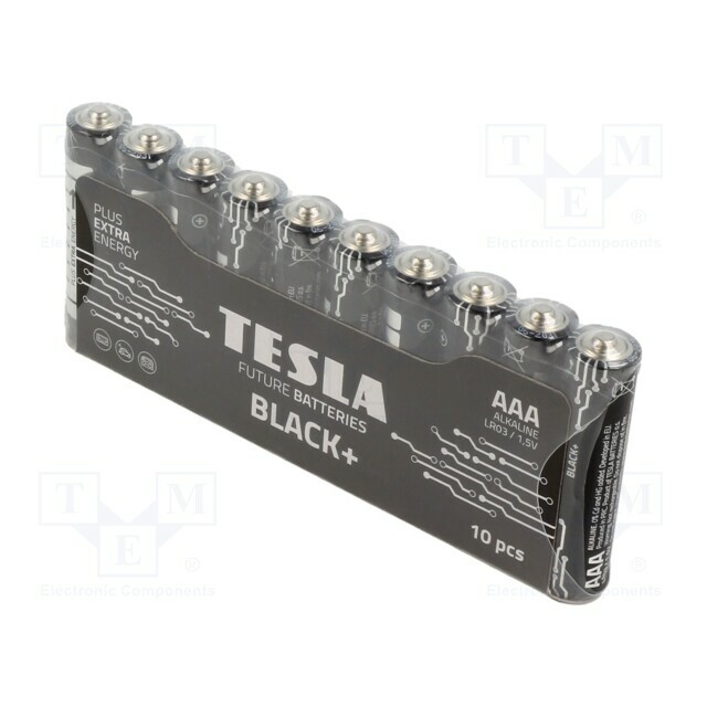 TESLA BATTERIES Battery: alkaline; AAA; 1