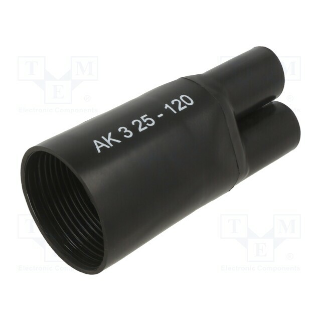 RADPOL Cable breakout; 50/22mm; black; Diam