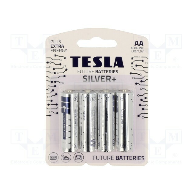 TESLA BATTERIES Battery: alkaline; AA; 1