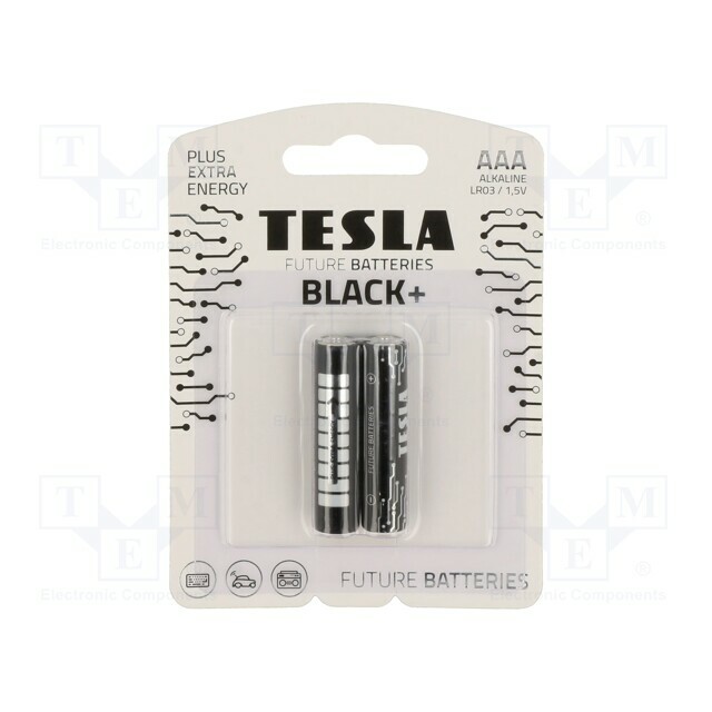 TESLA BATTERIES Battery: alkaline; AAA; 1