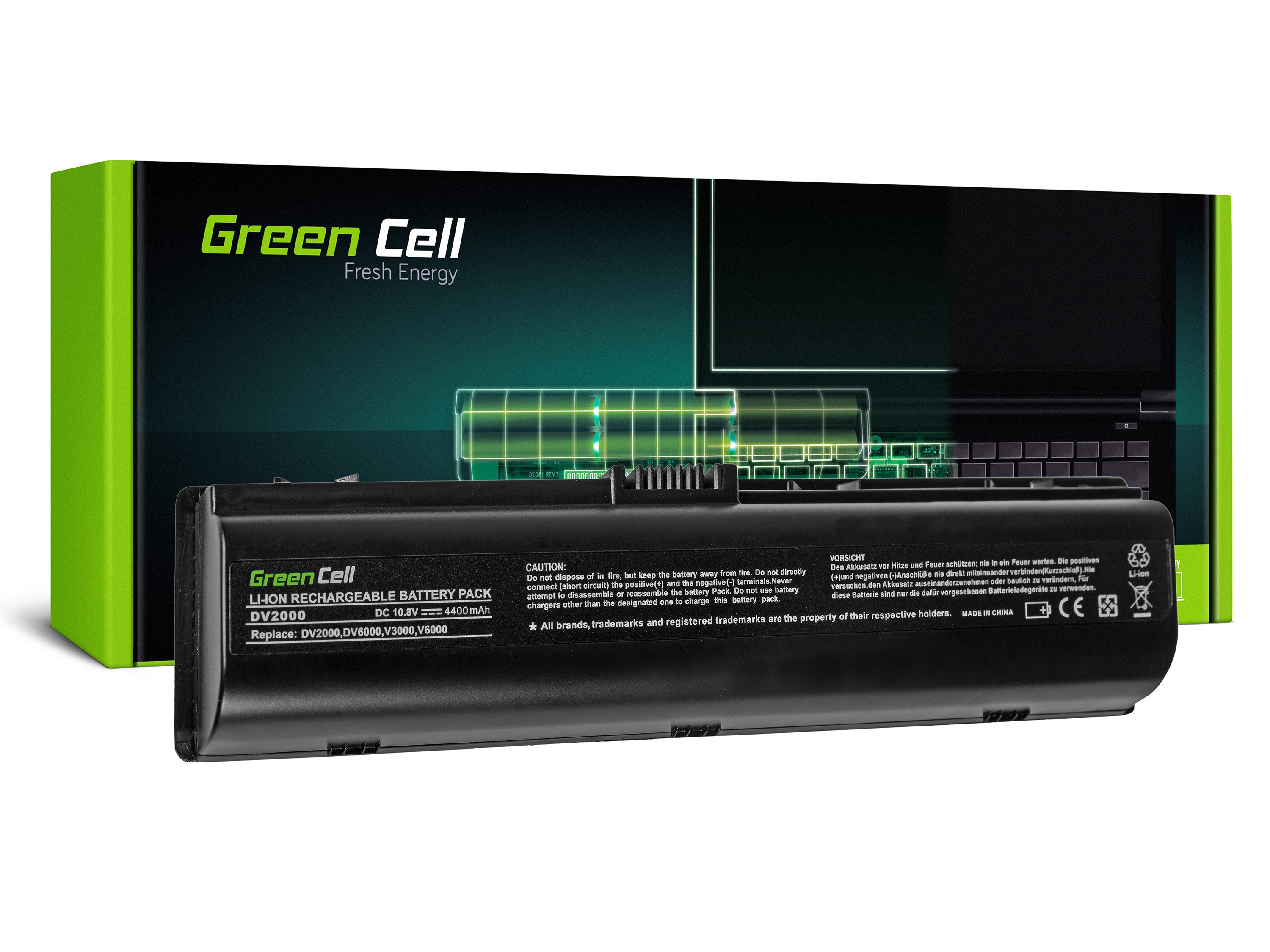 Green Cell Battery for HP Pavilion