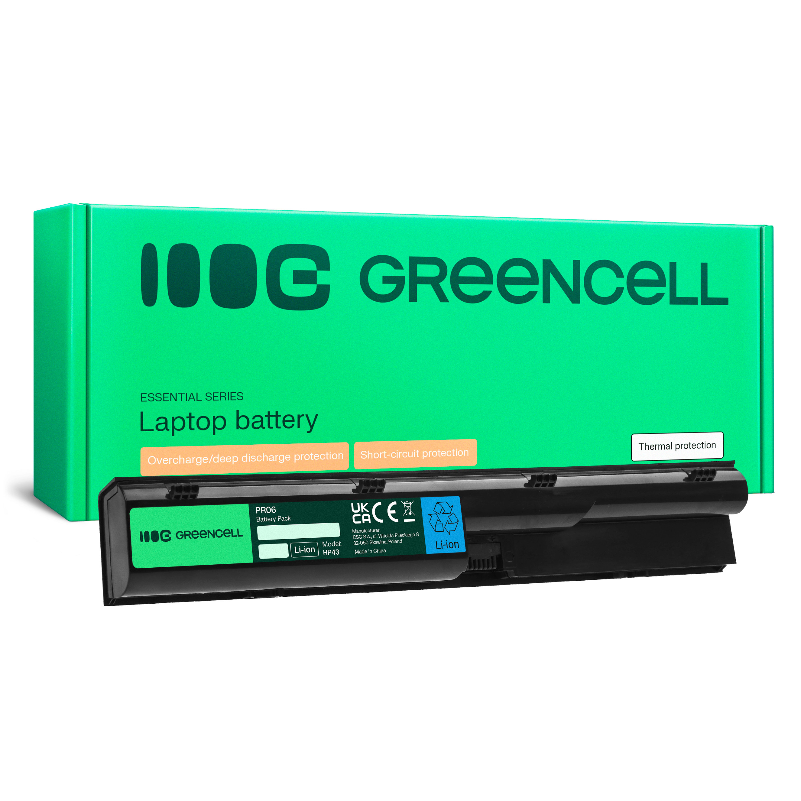 Green Cell Battery for HP 4430S