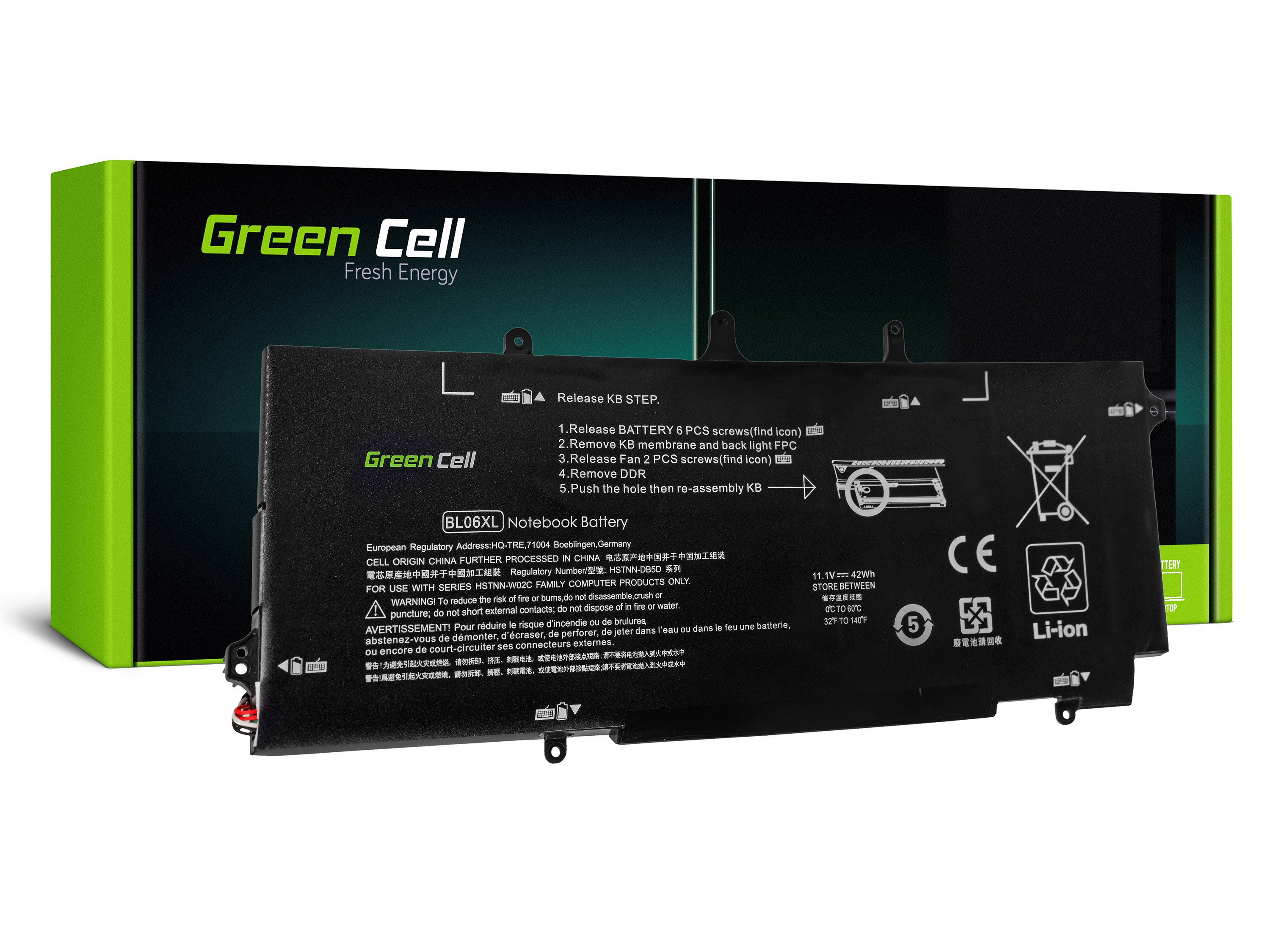 GREEN CELL GREENCELL HP108 Battery BL06XL
