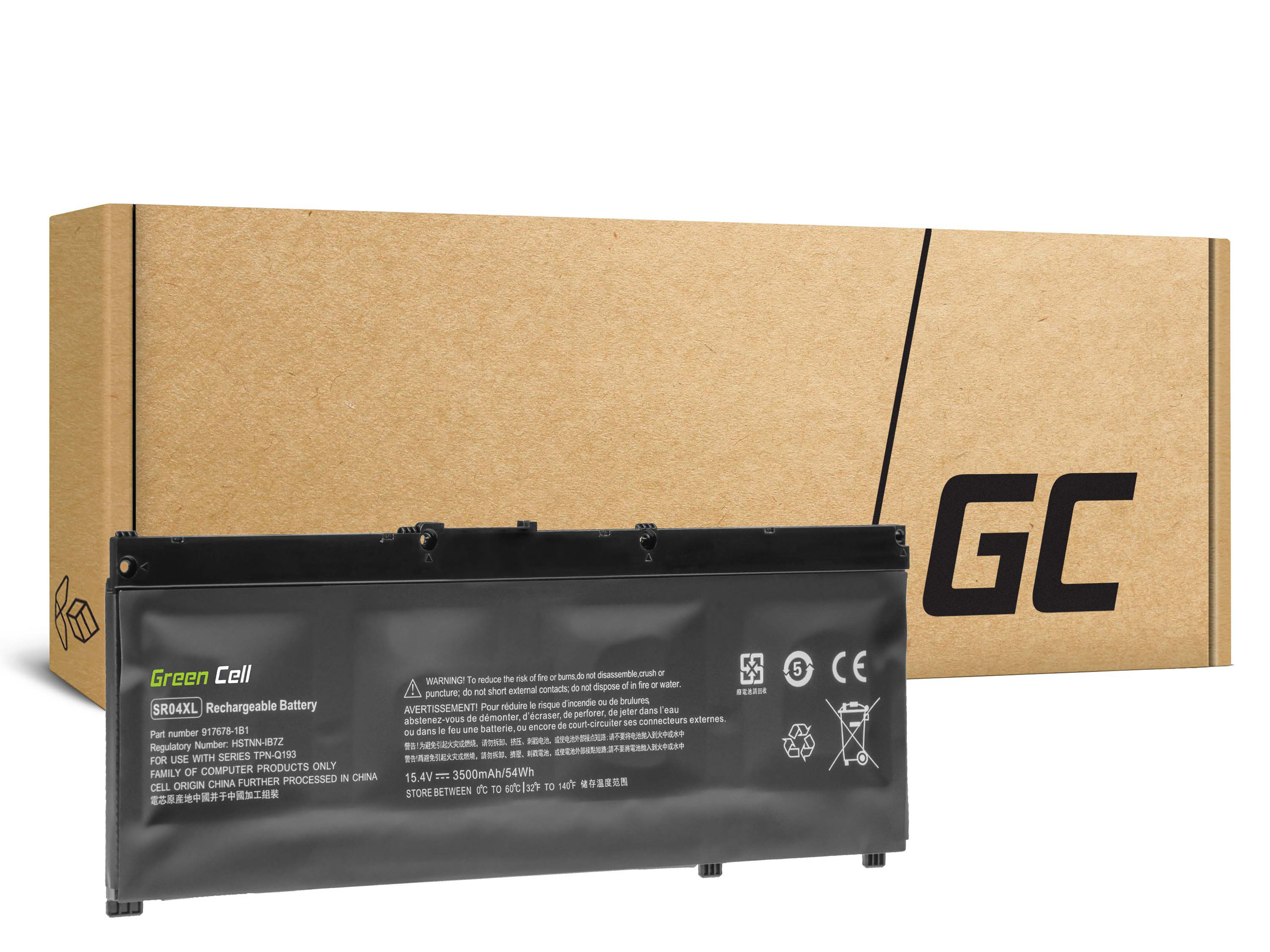 Green Cell SR04XL Battery for HP