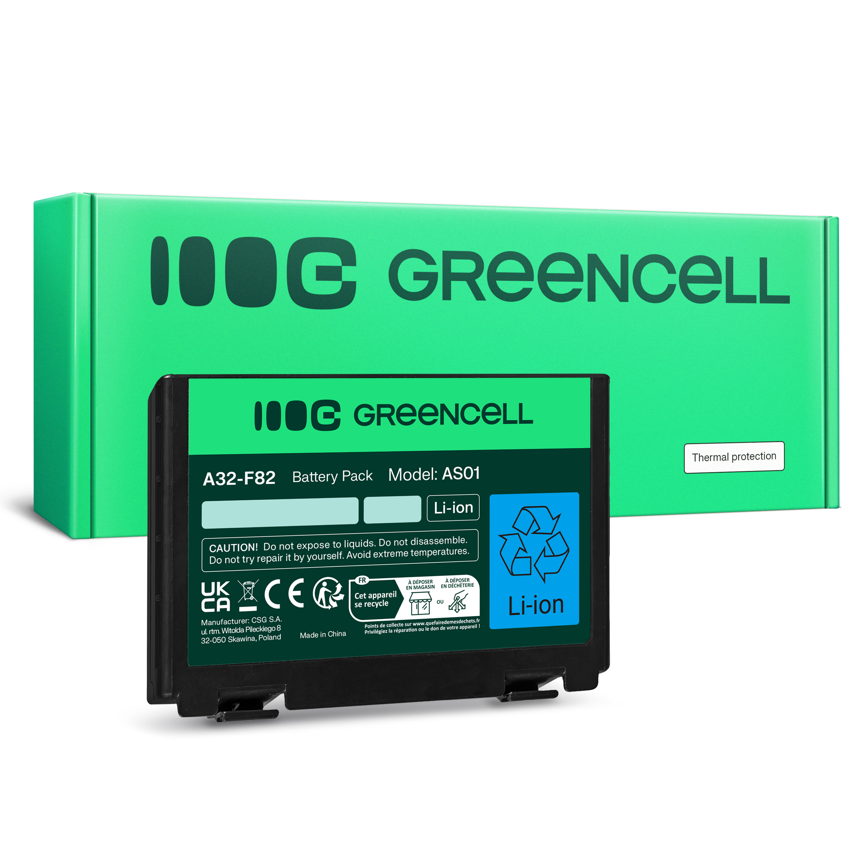 Green Cell Battery for Asus A32-F82