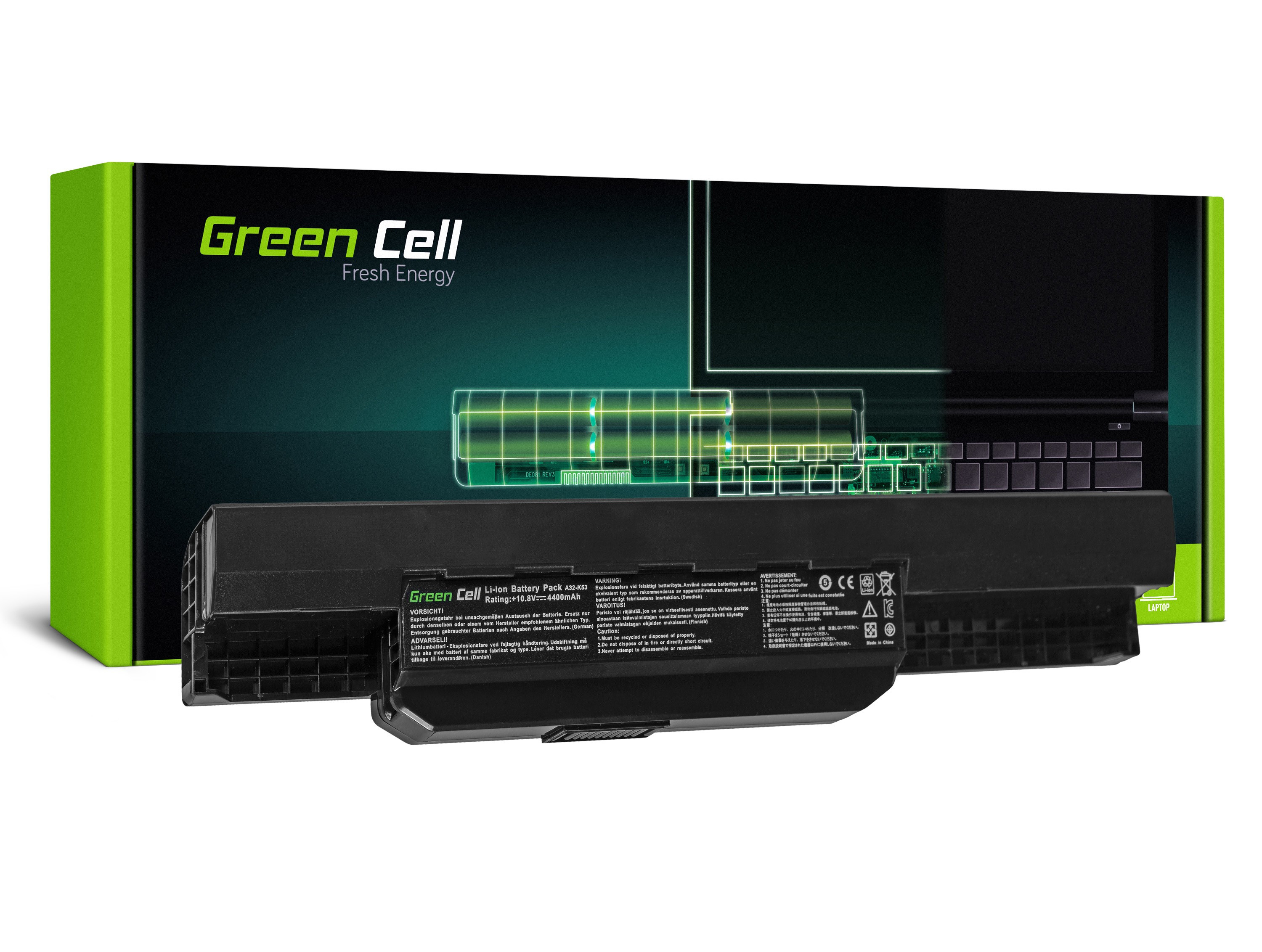 Green Cell Battery for Asus A31-K53