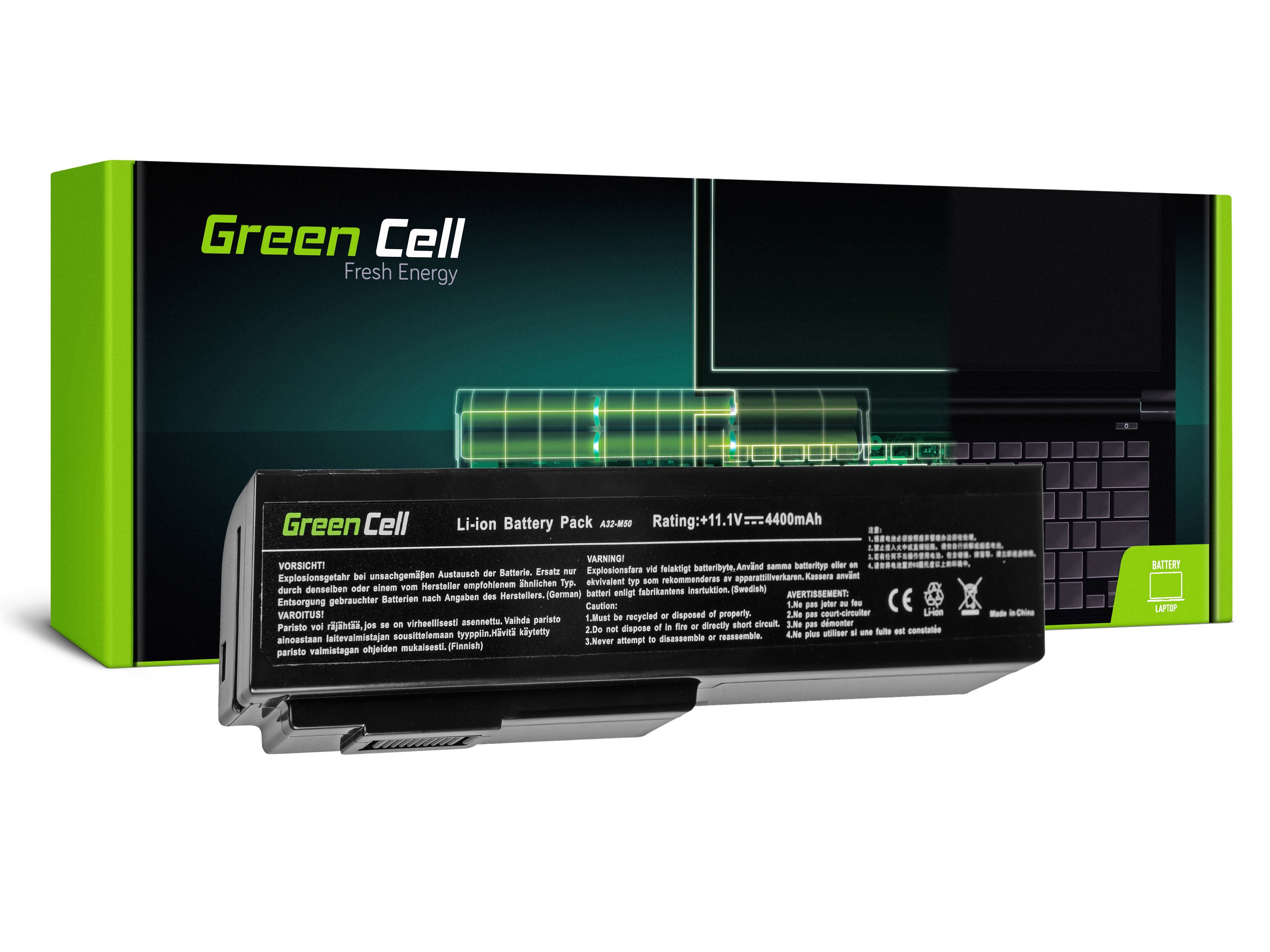 Akumulators Green Cell A32-M50 A32-N61 for