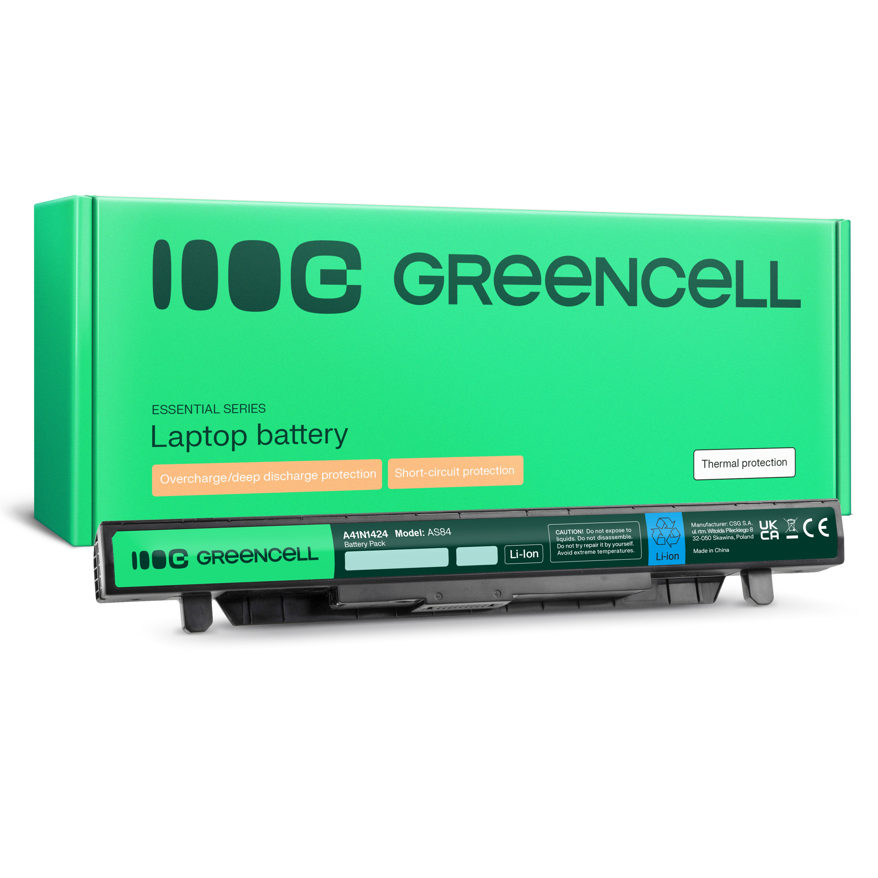 Green Cell Battery A41N1424 for Asus