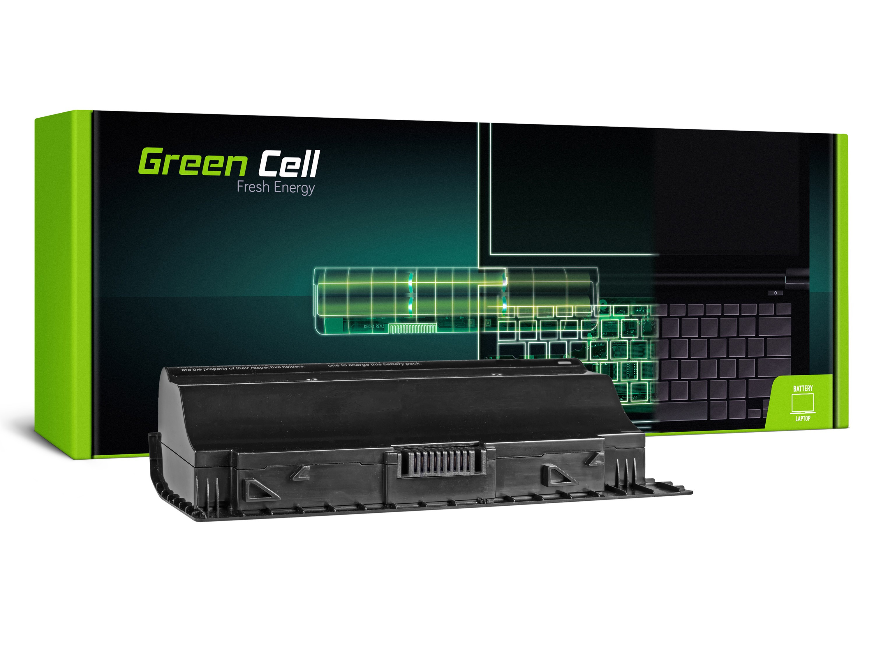 Green Cell Battery for Asus G75