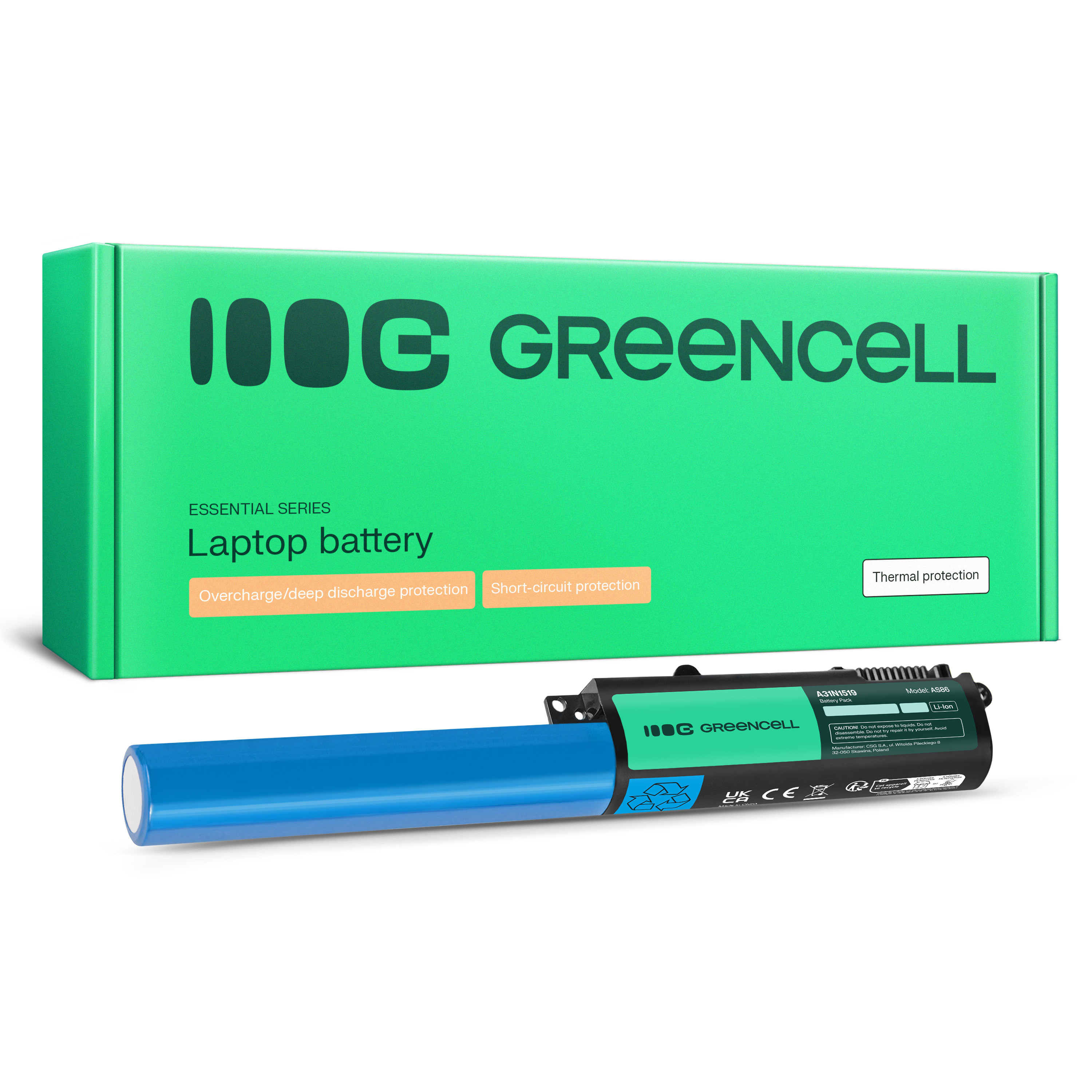 Green Cell Battery for Asus A31N1519