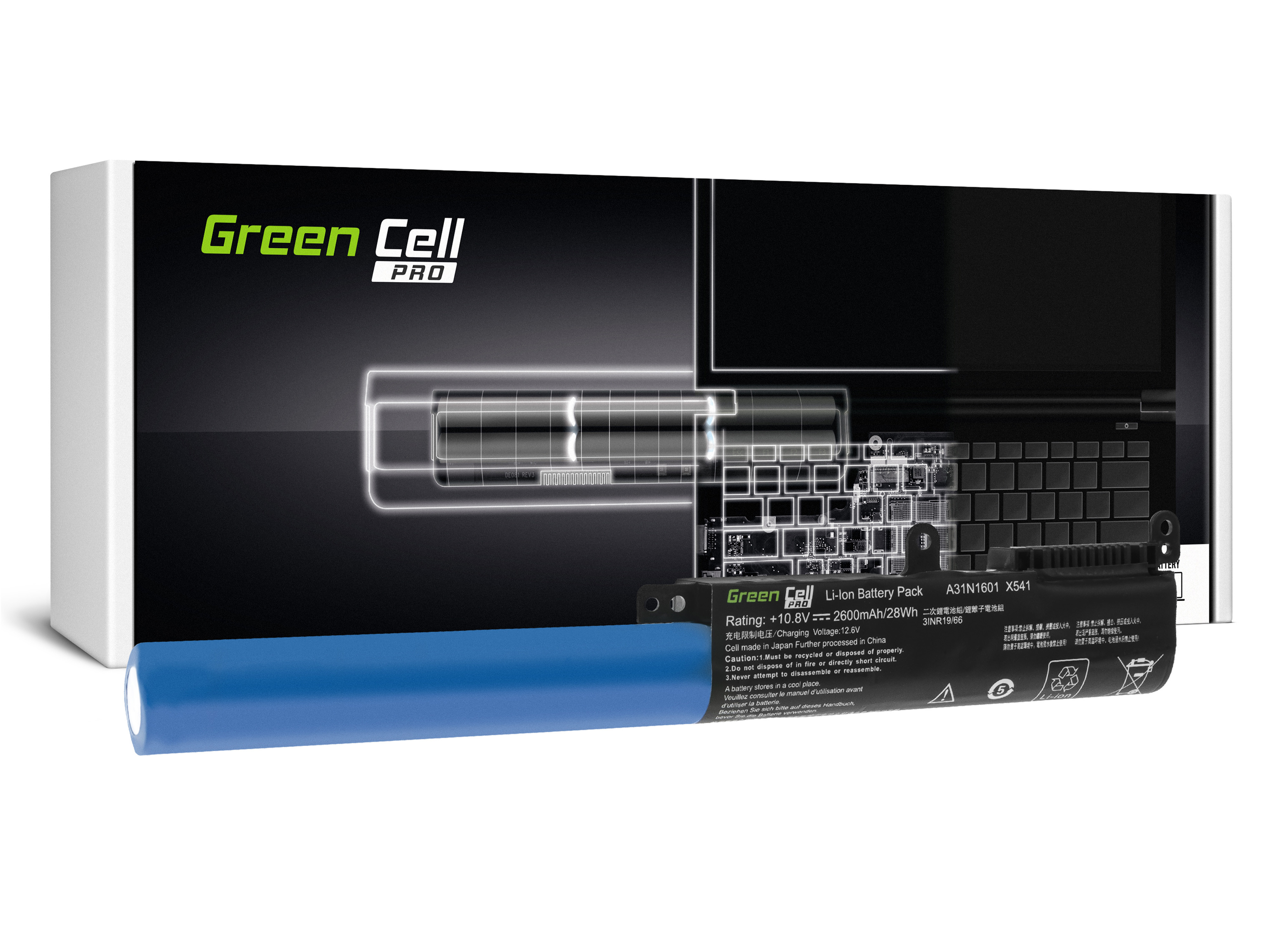 Green Cell Battery PRO A31N1601 for