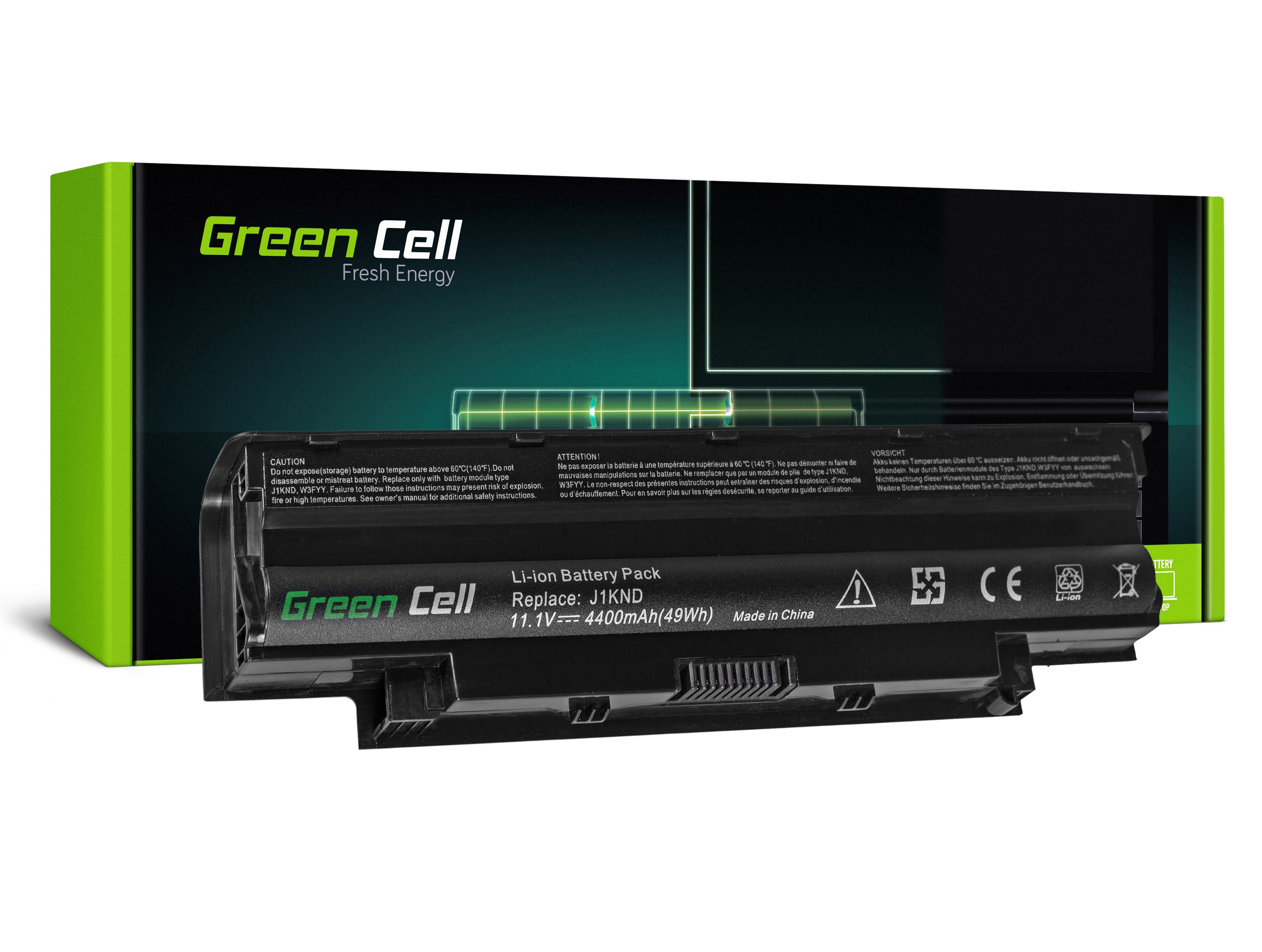Green Cell Battery J1KND for Dell